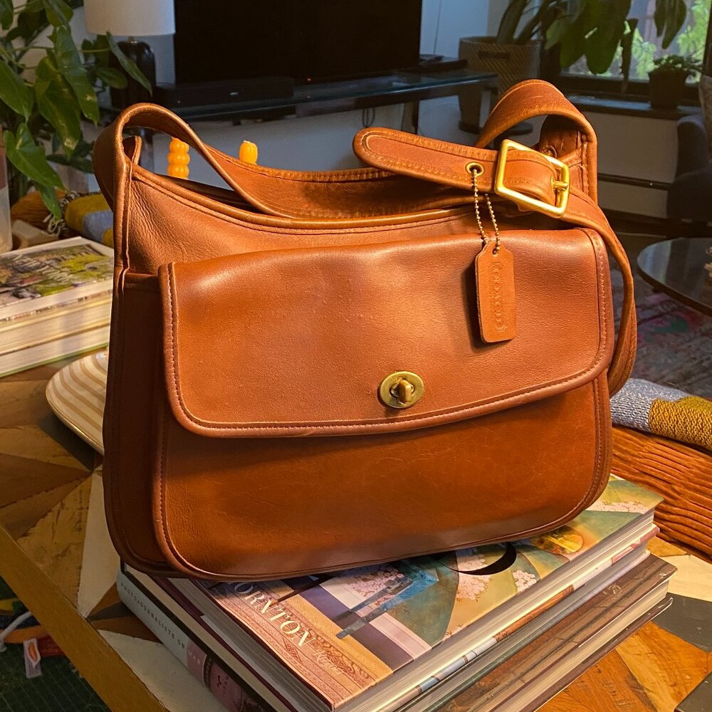 RARE: Vintage Coach Taft Bag 9980 in British Tan